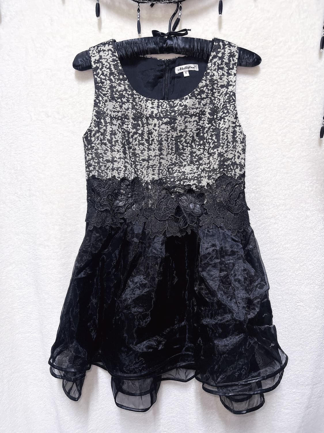 로맨틱고딕 고스로리 다크페어리 미니원피스 공겜 파티드레스 코스튬 연말 상품이미지9