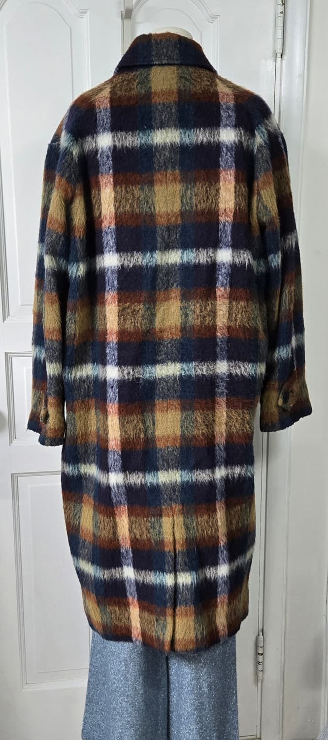 스튜디오 톰보이 울 체크코트 상품이미지4