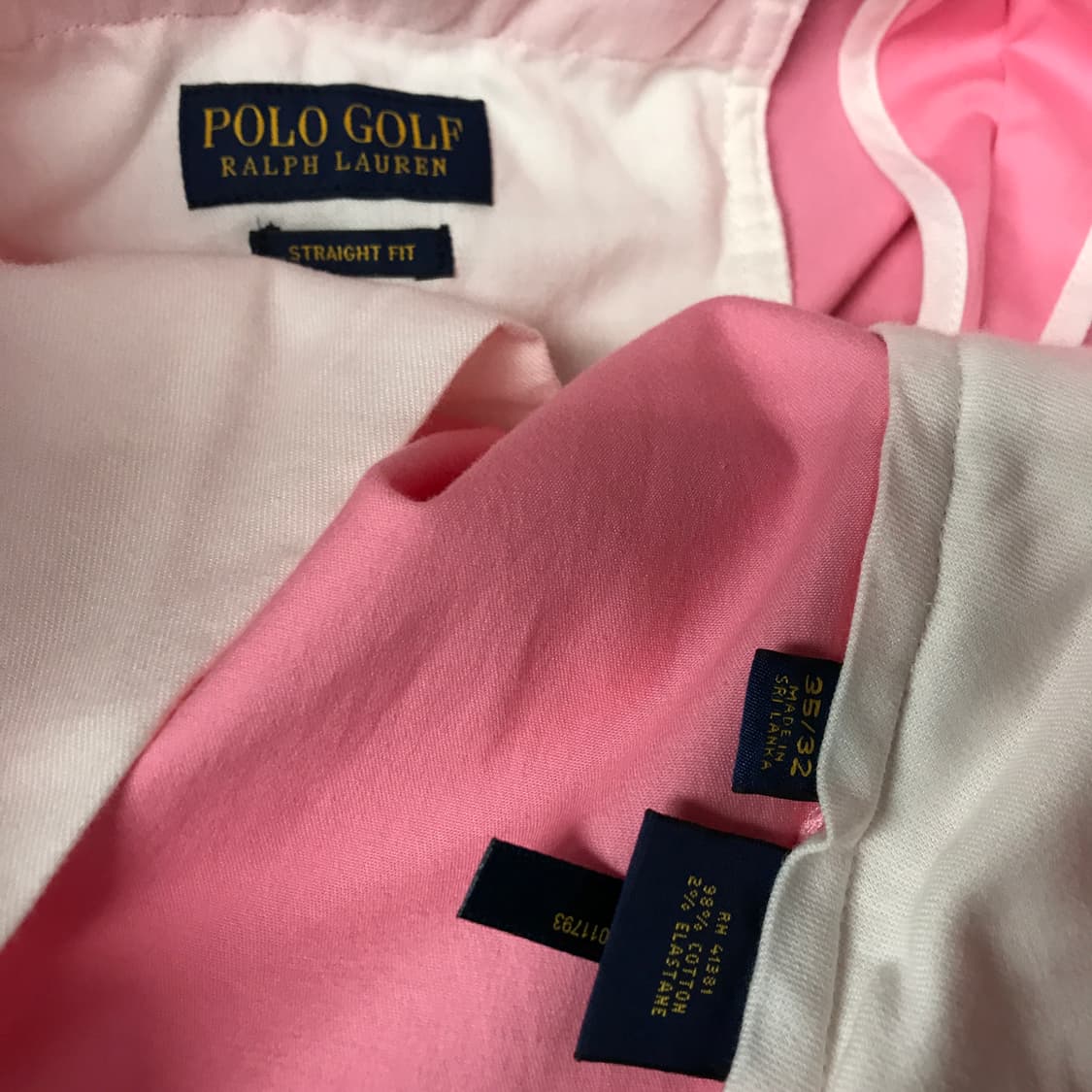폴로 랄프로렌 치노 팬츠 핑크 새상품 35/32 상품이미지7