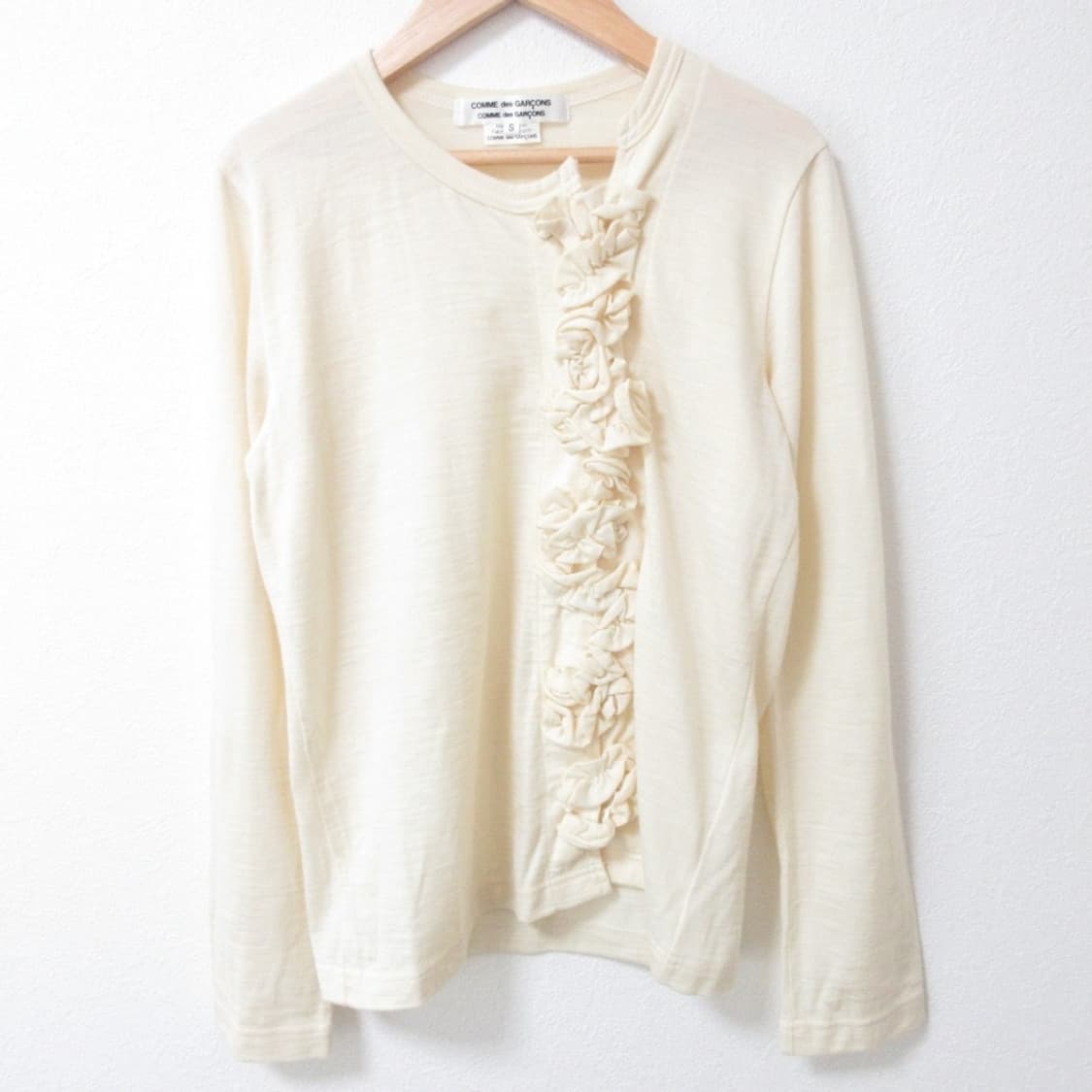 Comme des garcons 러플 니트 s 상품이미지1