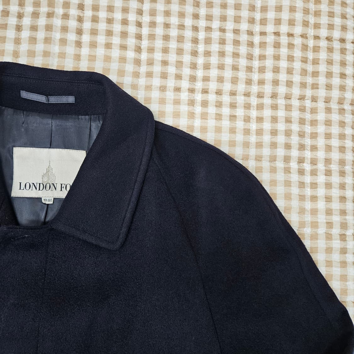 런던포그 울 캐시미어 롱 코트 남자100 상품이미지3