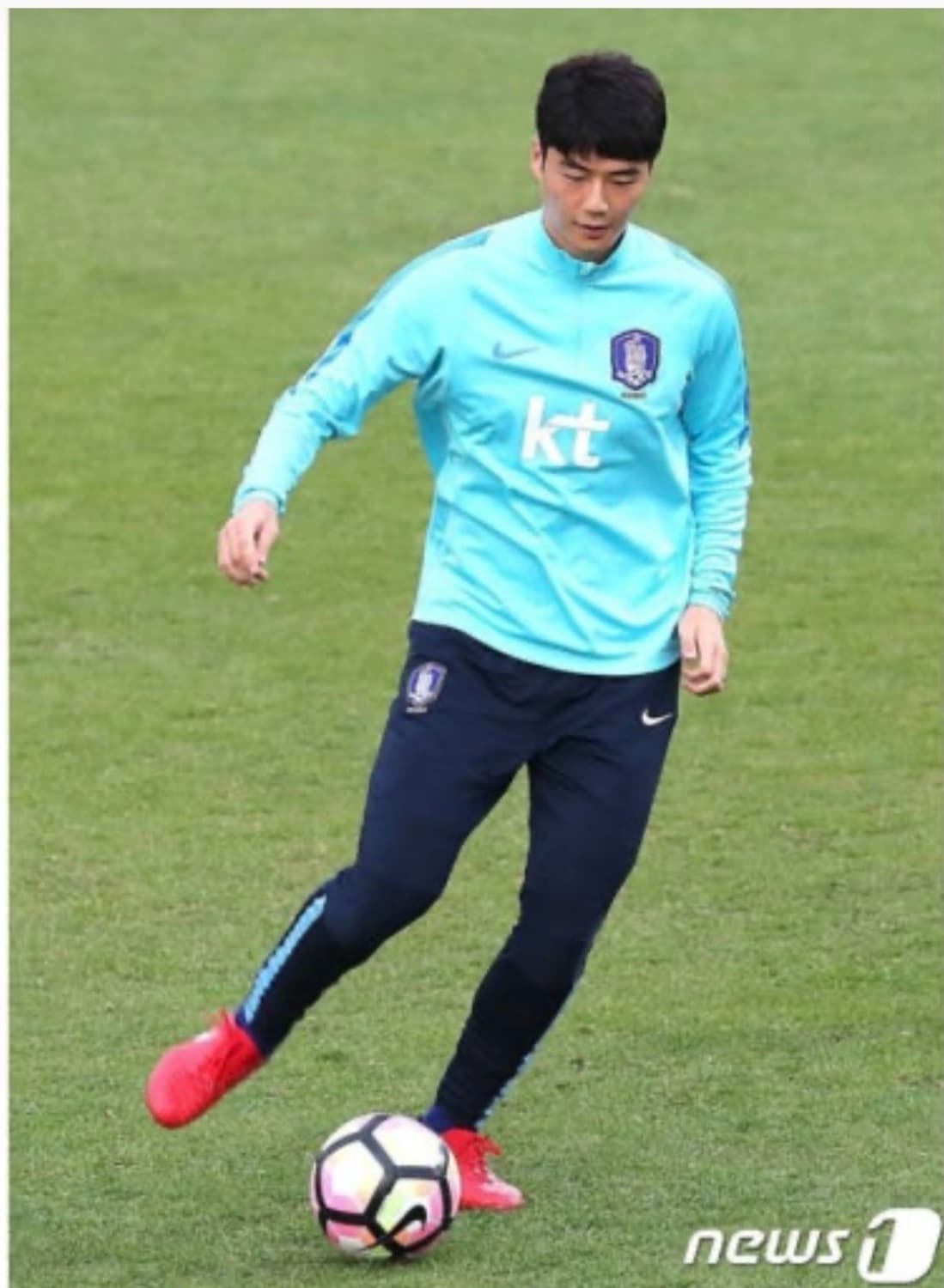 나이키 대한민국 국대 선수용 트레이닝 집업 드릴탑 L 100 상품이미지2