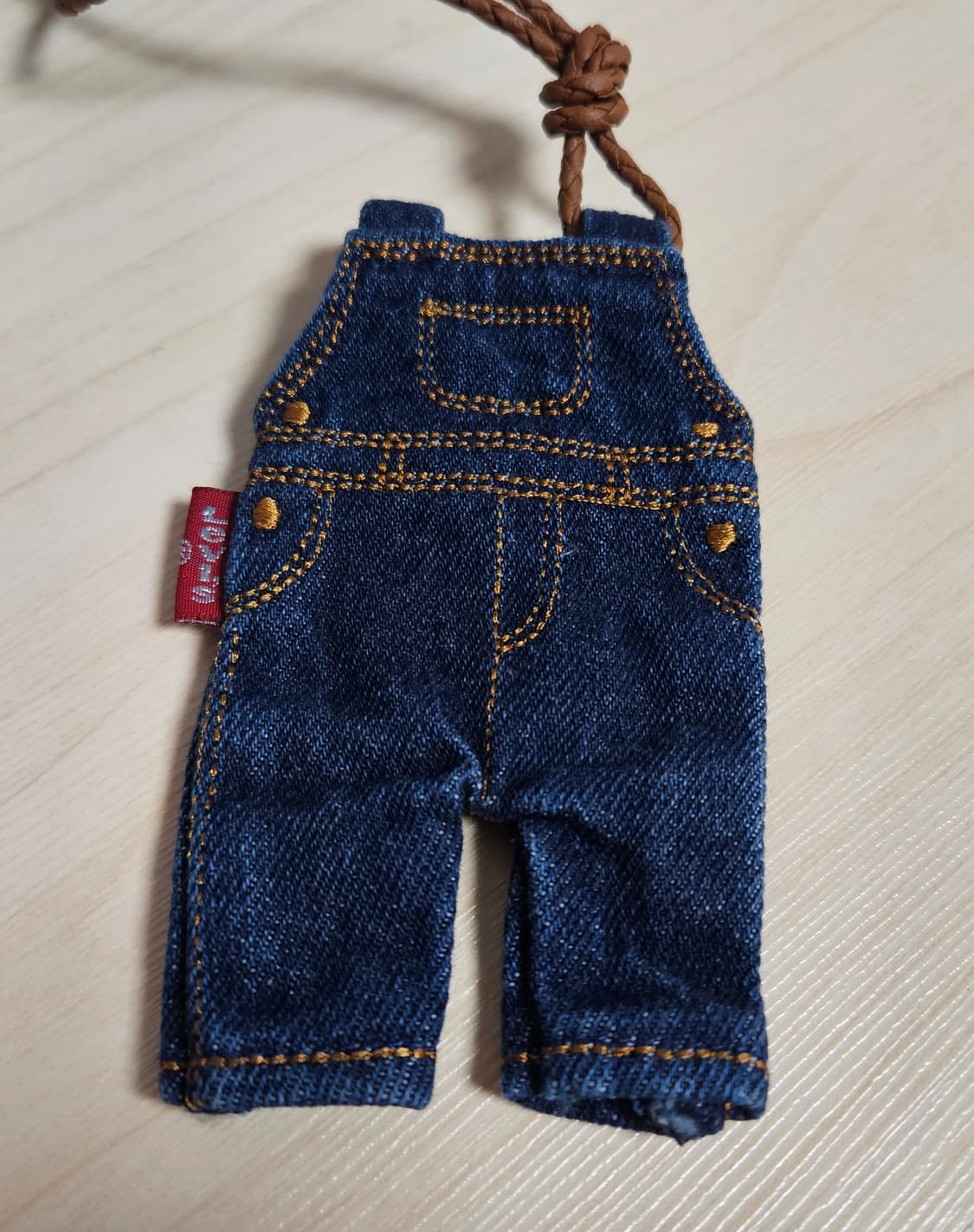 💙Levi's 리바이스 데님 미니 멜빵바지 카드지갑/카드홀더 상품이미지3
