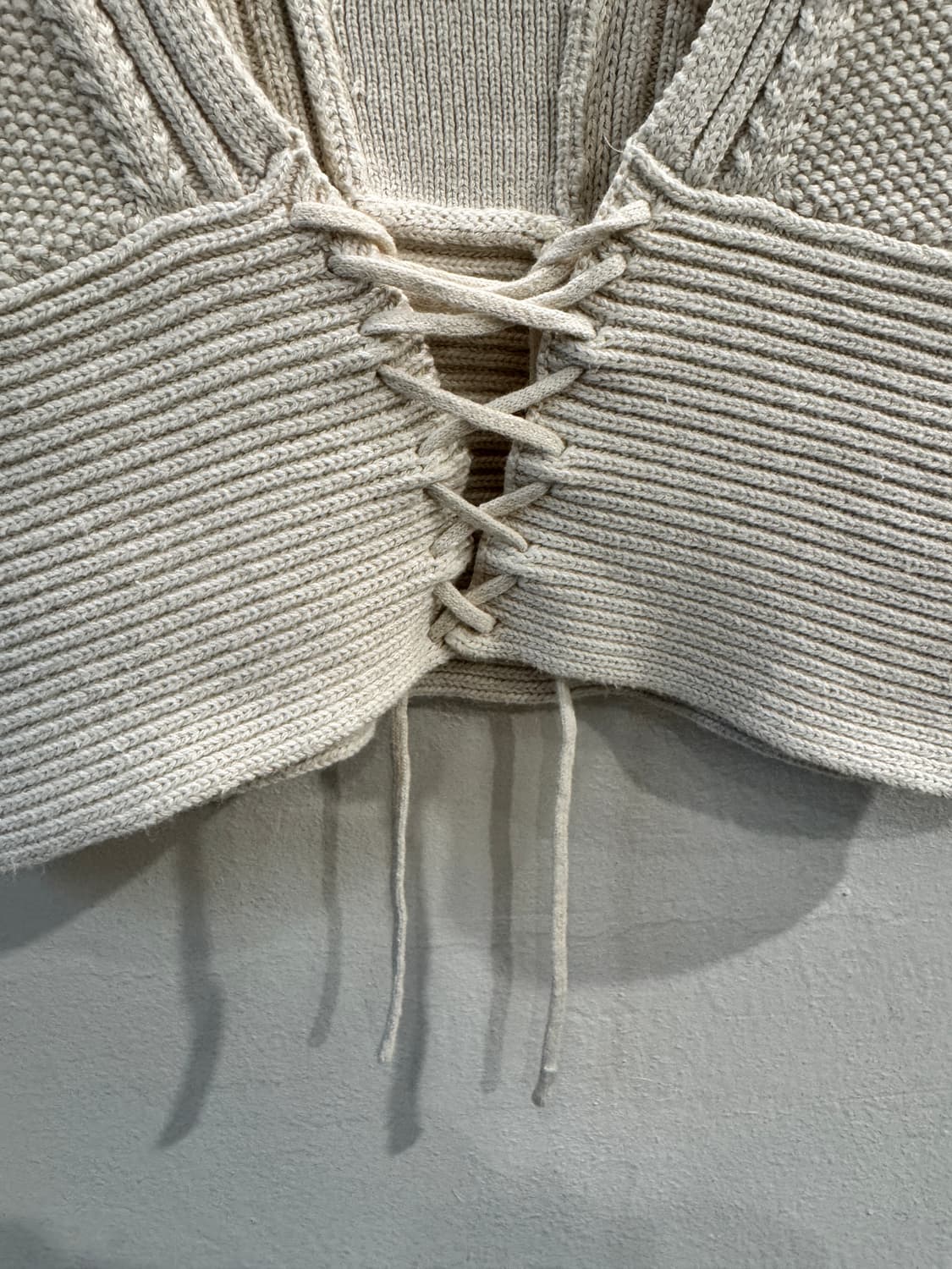 japan GU 레이스업 니트 뷔스티에 상품이미지6