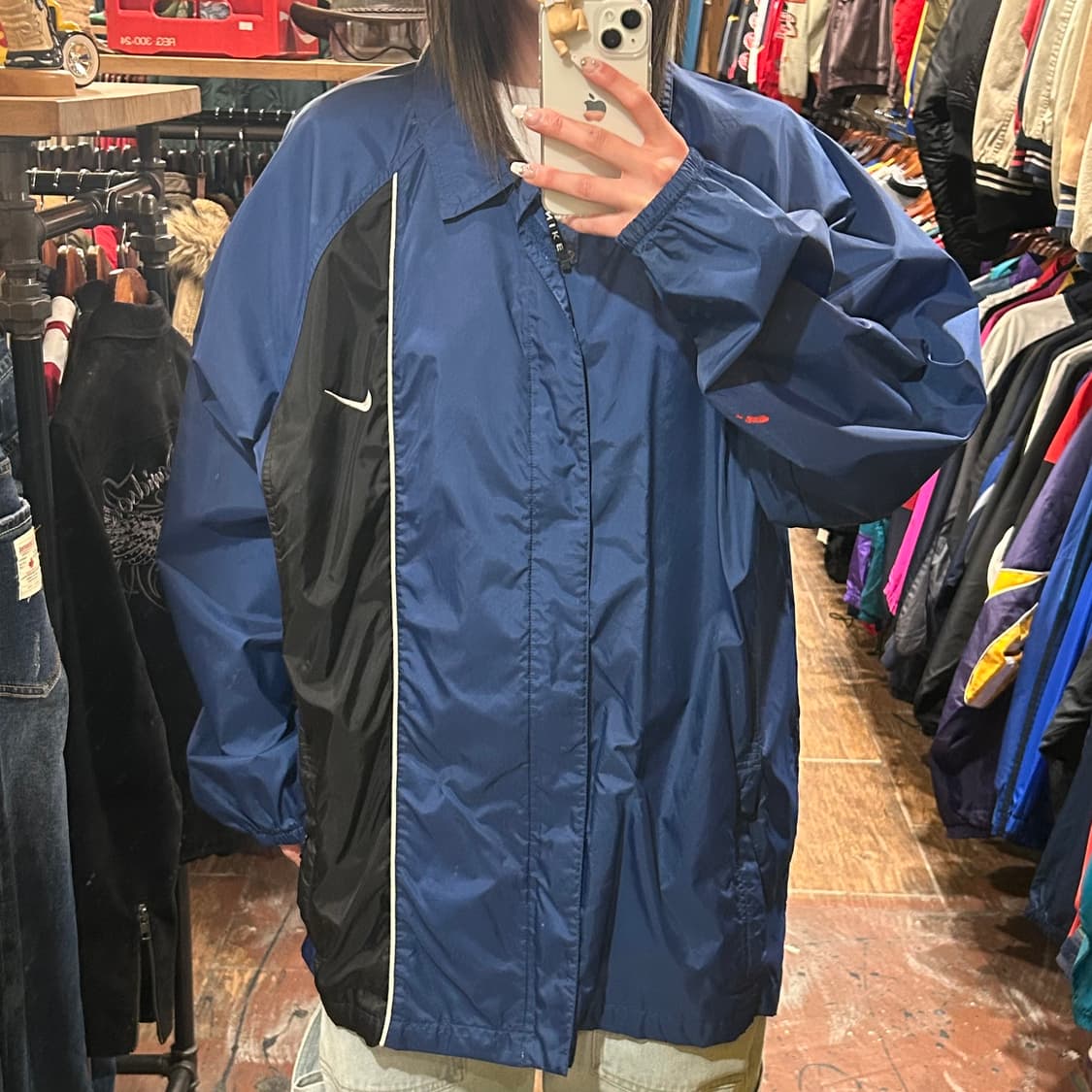[HI] nike 바람막이 네이비 상품이미지1