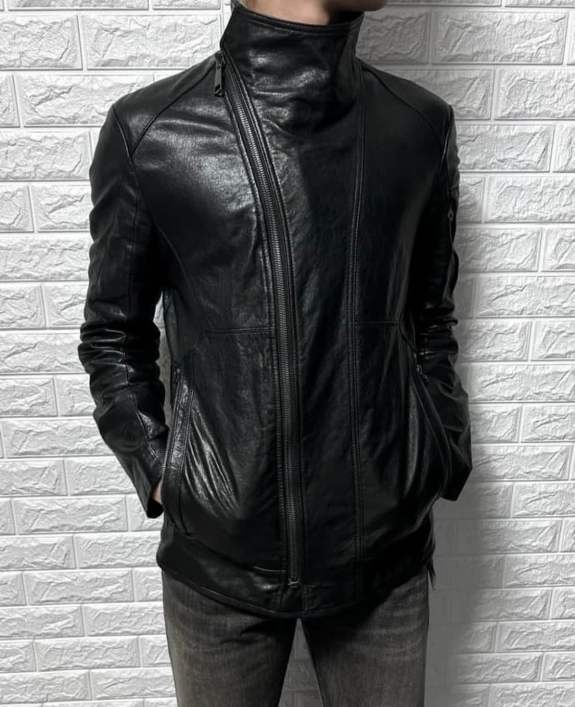 시스템옴므 램스킨 자켓 구합니다 상품이미지1