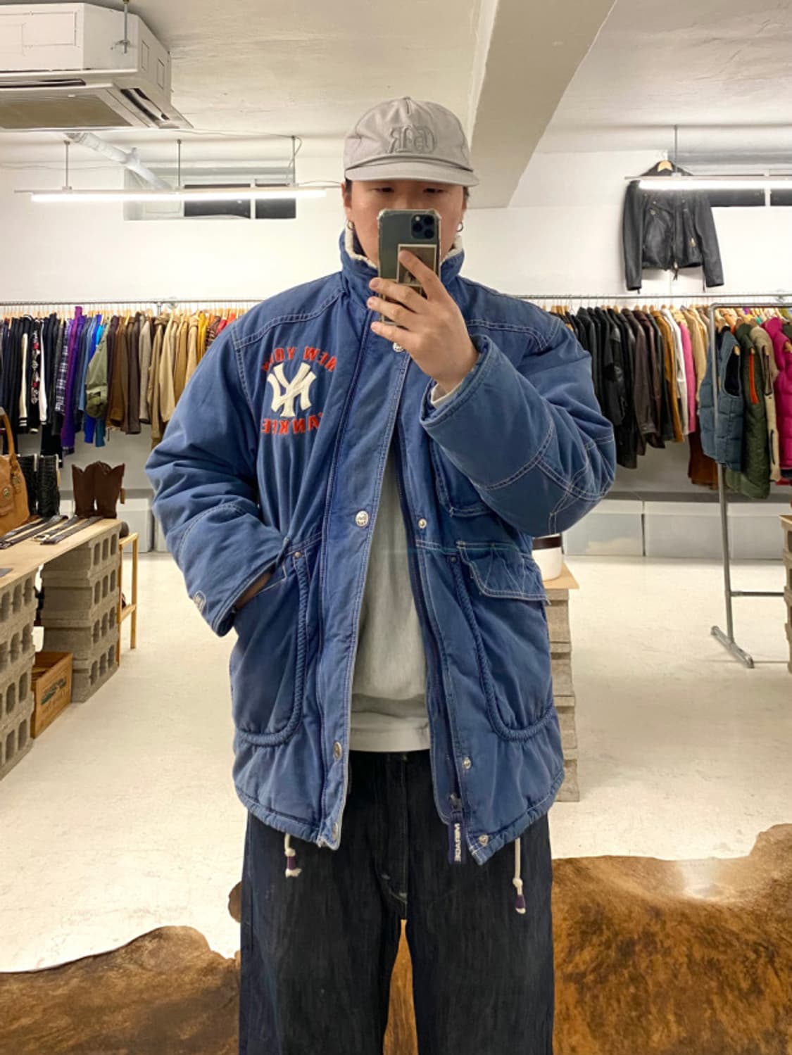 90's MIRAGE newyork yankees jacket 뉴욕양키즈 상품이미지1