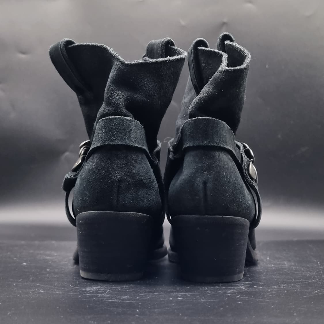 사토레 여성 스웨이드부츠 36.5 225 굽5 상품이미지4