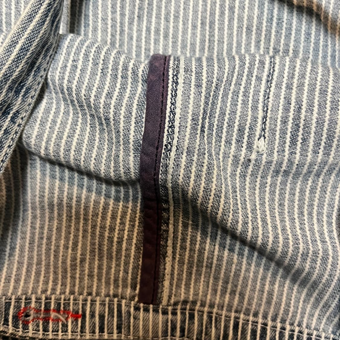 OGARP 히코리 스트라이프 데님 에코백 상품이미지5