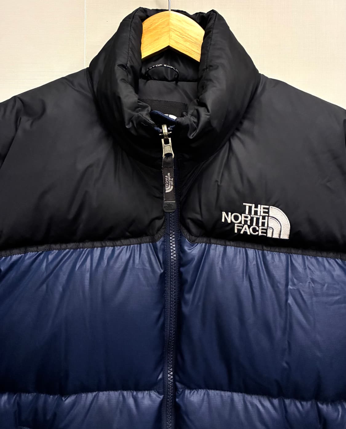 (S/97)노스페이스 1996 골드윈 레트로 눕시 패딩 700 네이비 상품이미지4
