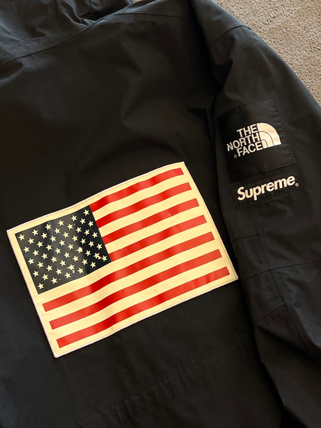 슈프림 노스페이스 성조기 고어텍스 풀오버 자켓 처분  상품이미지3