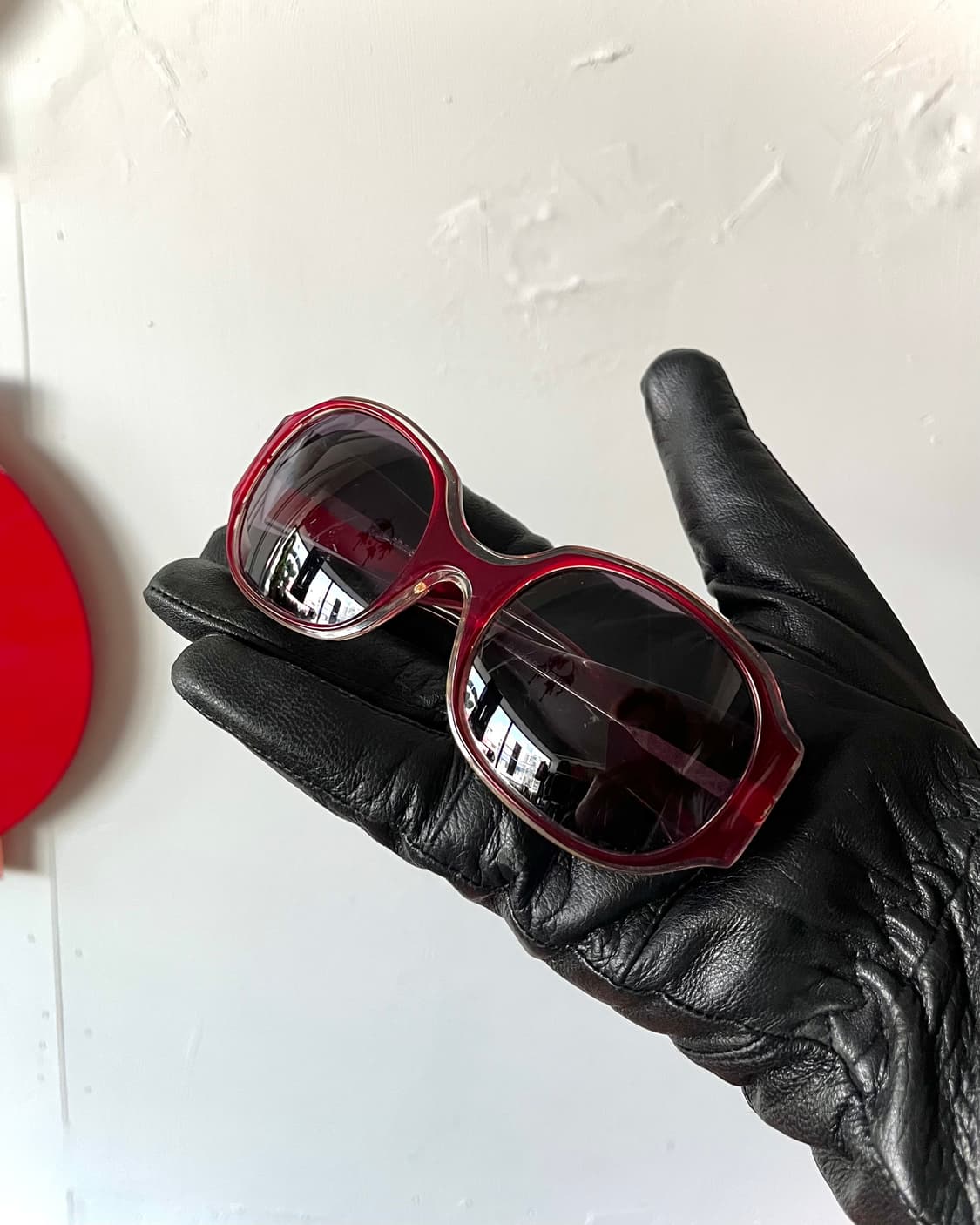 90-00s Christian Roth Red Frame Sunglass 상품이미지7