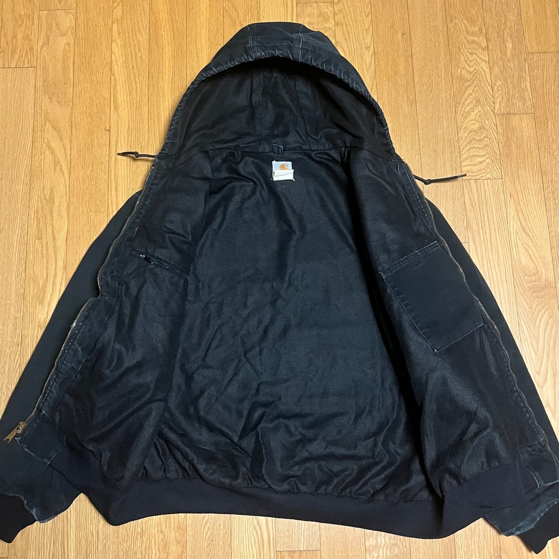 [XL] 00s 빈티지 칼하트 J131 액티브 자켓 BLK 상품이미지2