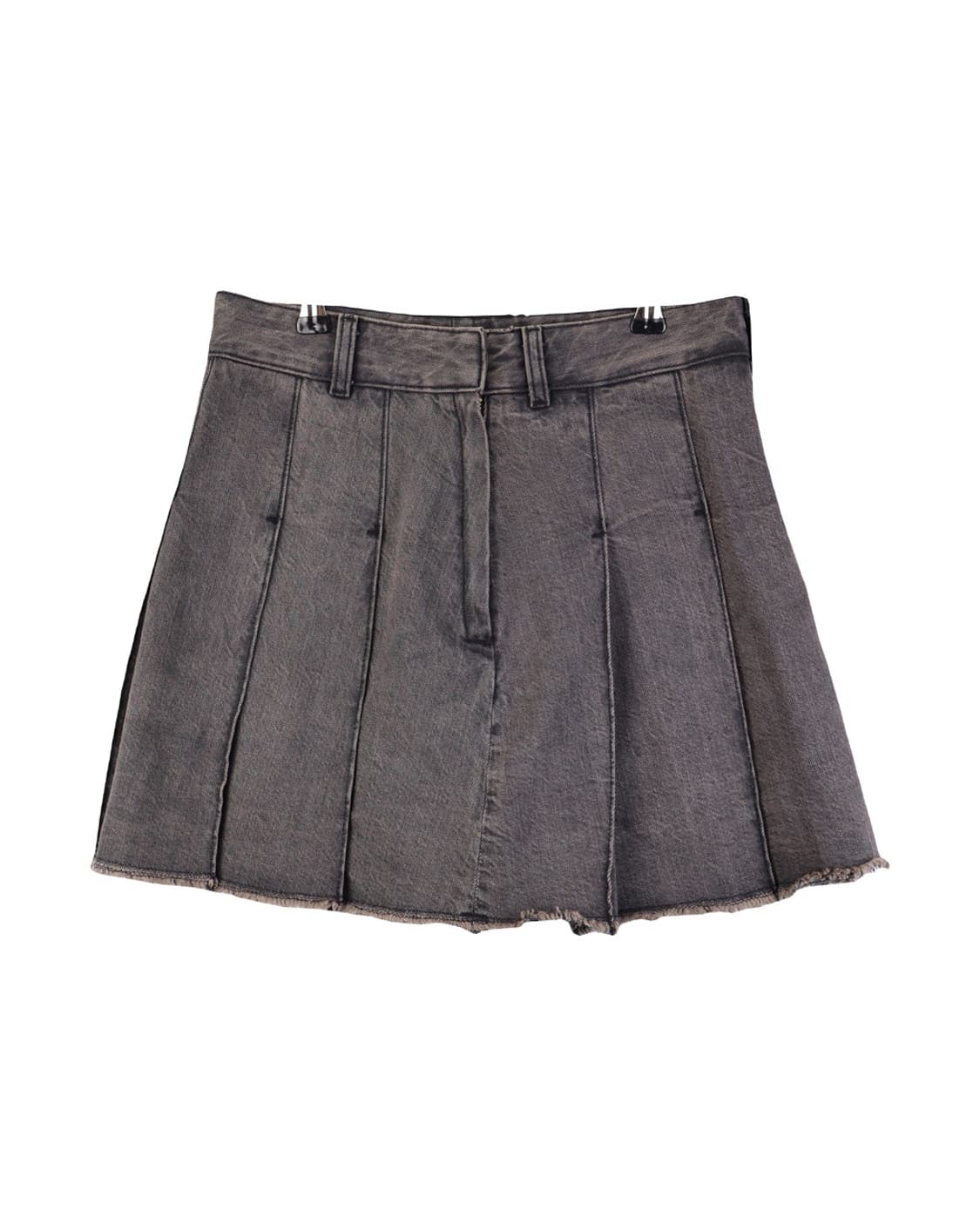 Gu Pleated Denim Mini Skirts 상품이미지5