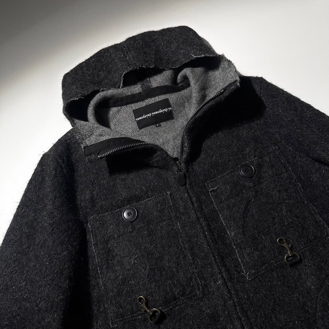 야마다 유지 90‘s 울 후드 자켓 상품이미지4