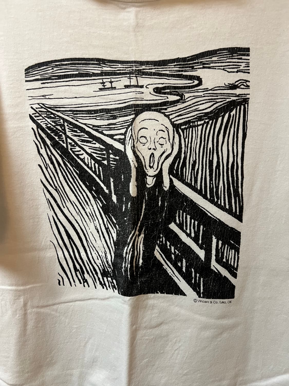 90's Edvard Munch (The Scream) t-shirts 상품이미지1