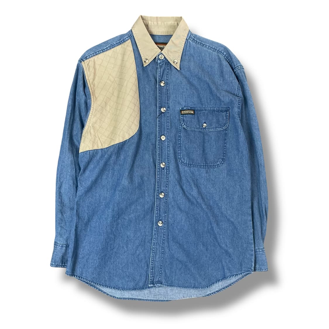 레밍턴 아웃도어 클로딩 웨스턴 원포켓 데님 셔츠 M 상품이미지1