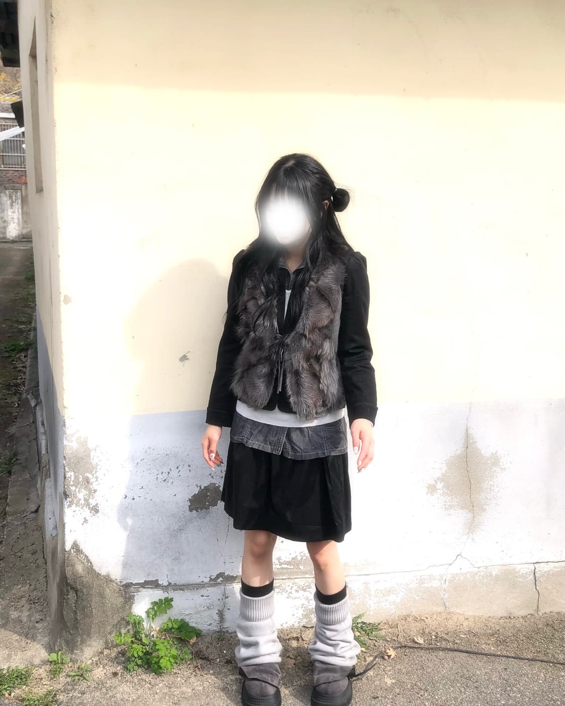 빈티지 검정토깽이 코디세트 상품이미지1