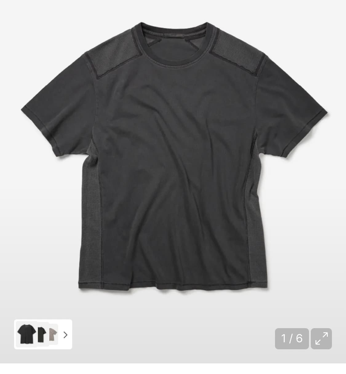 ETCE (MIXED SHOULDER PANEL TEE) L사이즈 상품이미지1