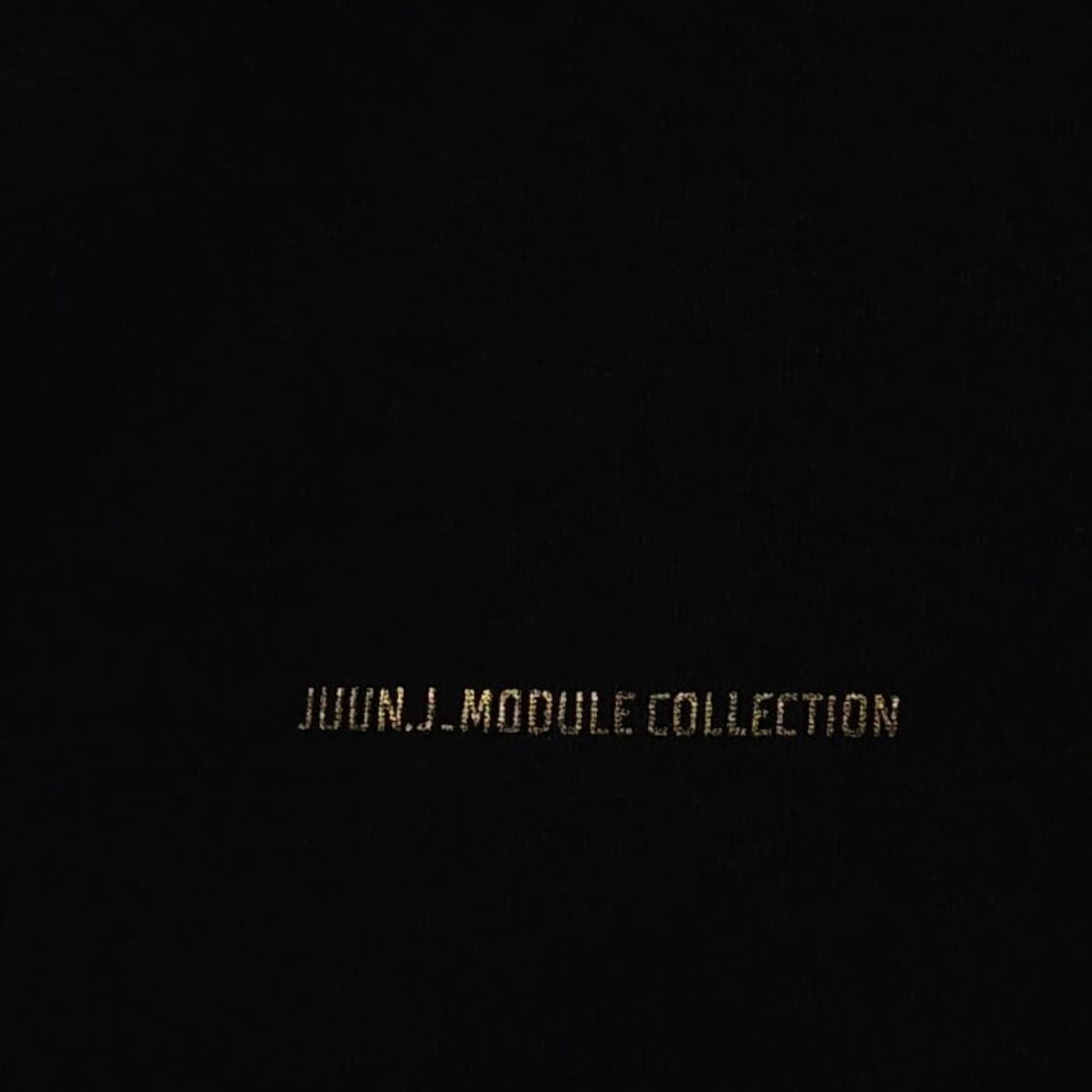 95 JUUN.J 준지 모듈 컬렉션 반팔티 블랙 그래픽 백프린팅 상품이미지5