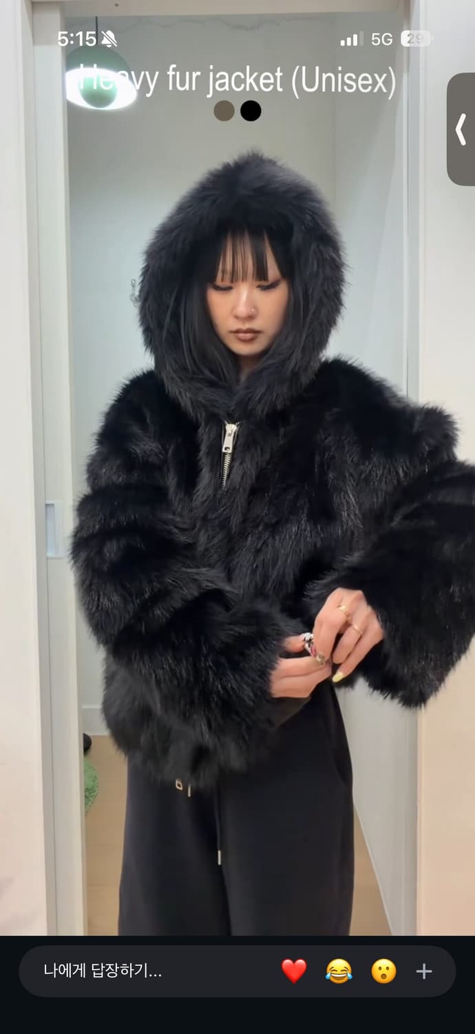 blobby 누빔 후드 퍼자켓 unisex 상품이미지1