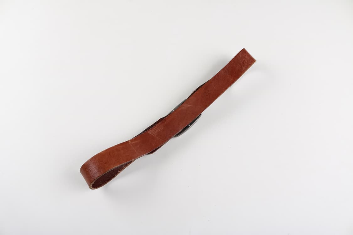 [28~32인치] 빈티지 에이징 소가죽 벨트 상품이미지2