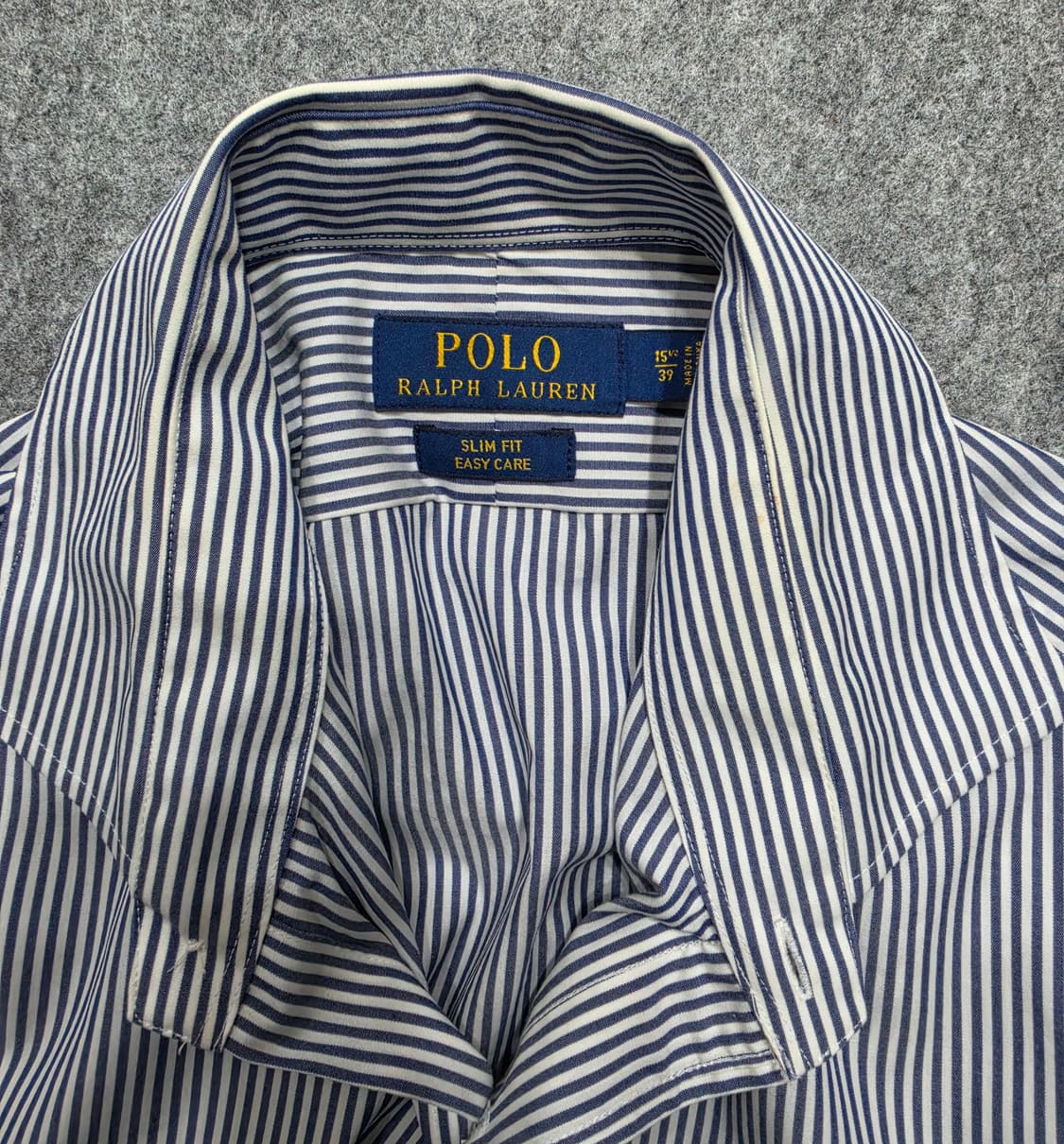 폴로 랄프로렌 스트라이프 슬림핏 셔츠 15 1/2 상품이미지5