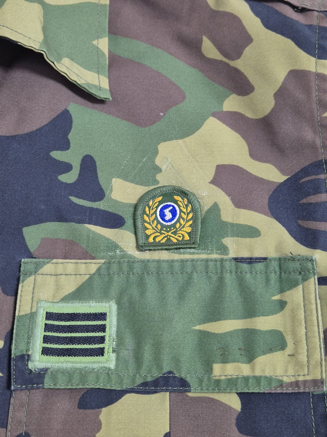 육군 구형 7군단 병장 중기형 동계 전투복 상의 자켓 (M) 상품이미지8