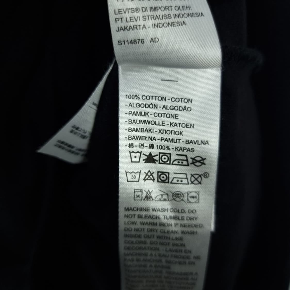 [리바이스 X 심슨] 프린팅 오버핏 롱슬리브 긴팔티 블랙 M19019 상품이미지7