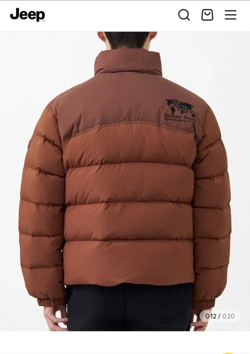 [새제품/L] Jeep 덕다운 패딩 점퍼 상품이미지7