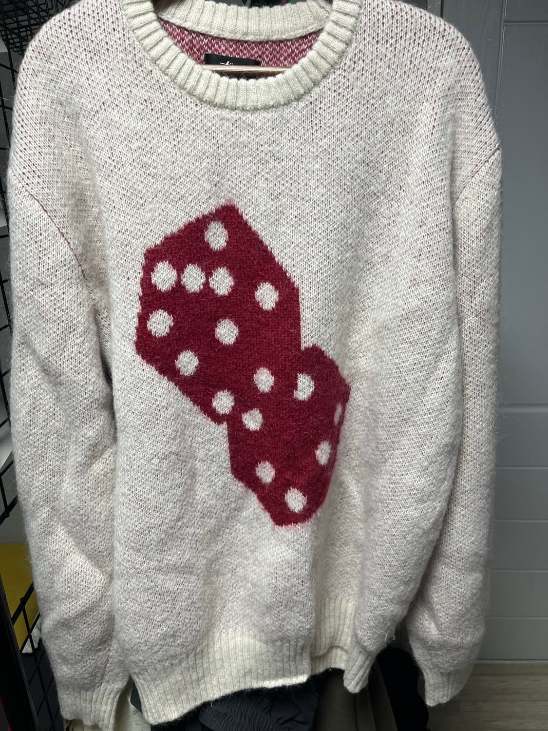 스투시 다이스 모헤어 본 니트 xxl 상품이미지1