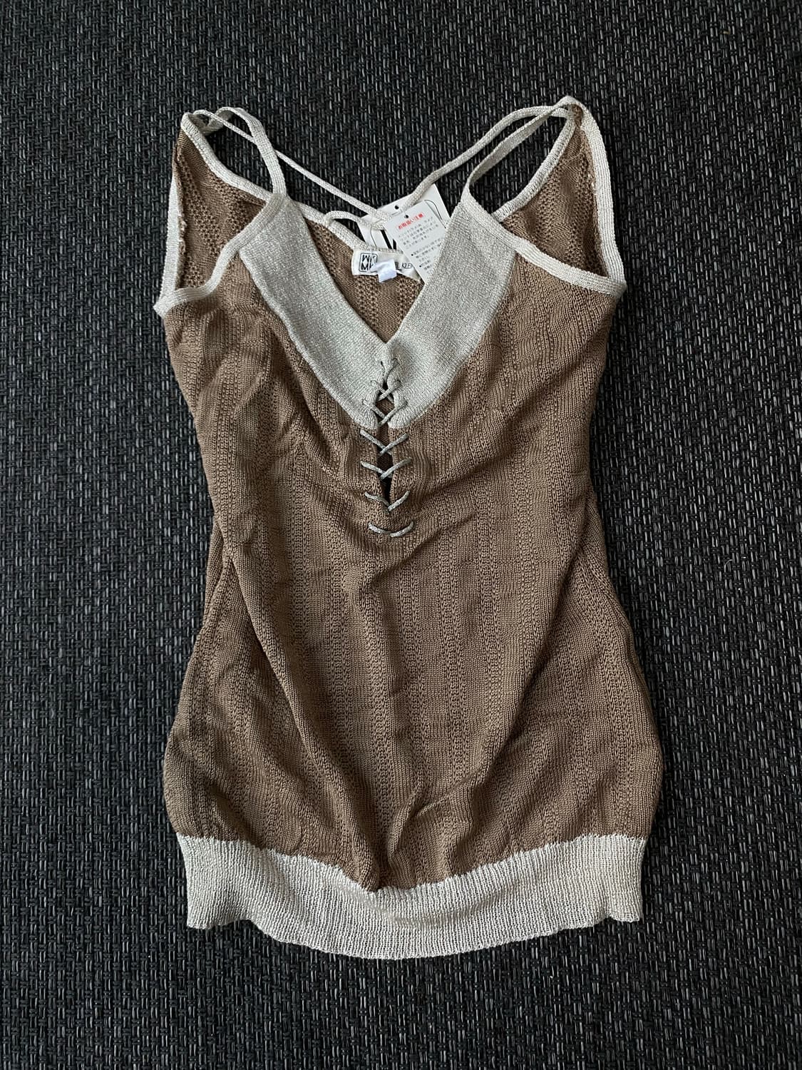 [MICHEL KLEIN] 00’s Lace-Up Sleeveless 상품이미지3