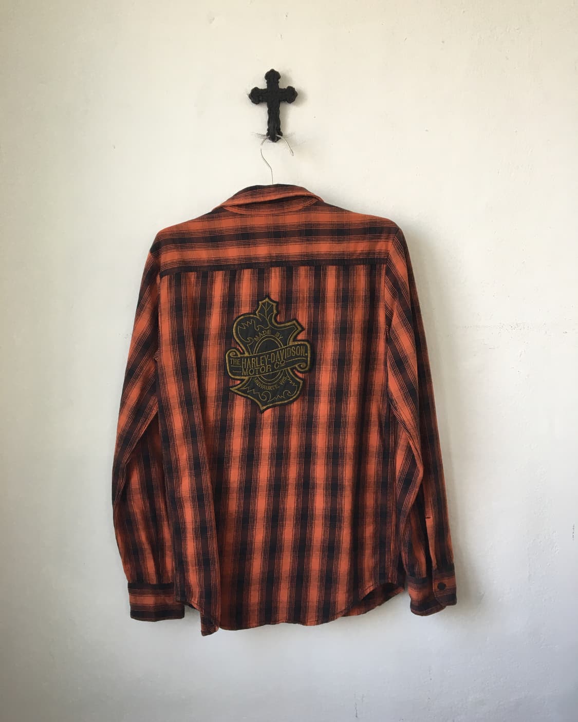 Harley Davidson check pattern shirt 상품이미지3