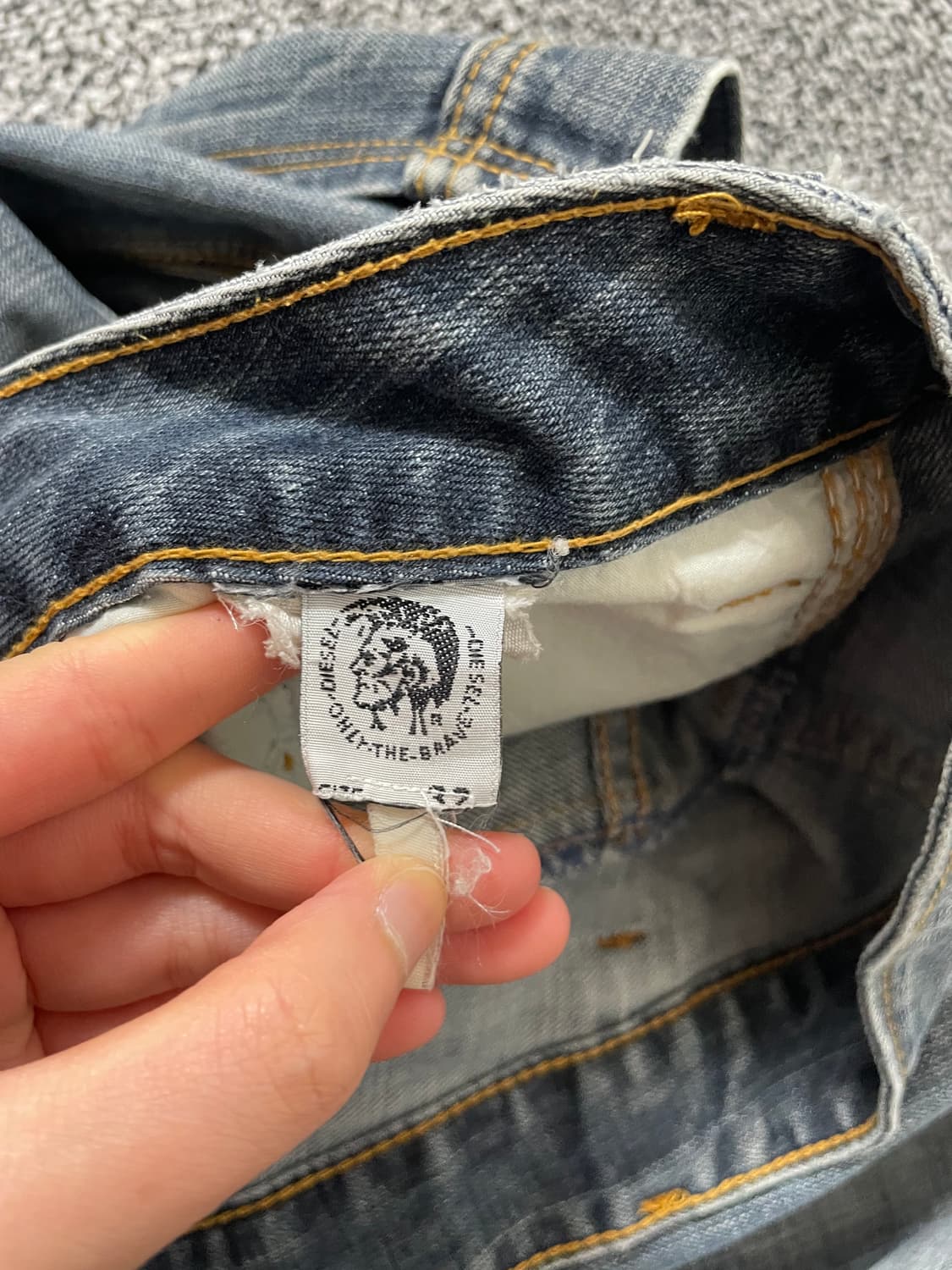 빈티지9. 디젤 Diesel 워싱 데님팬츠 청바지 3d 포켓 진 상품이미지3