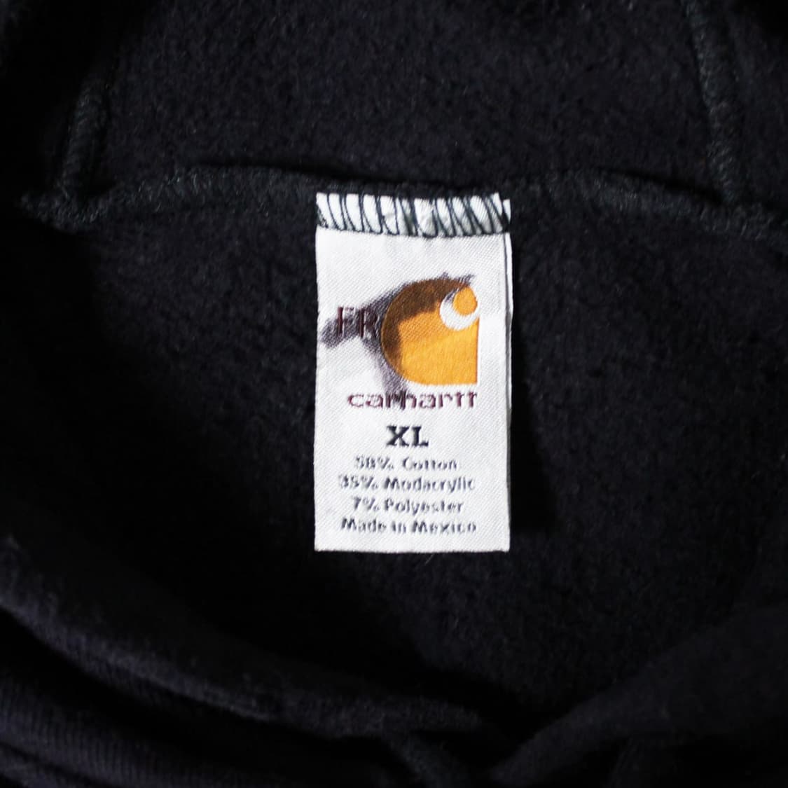 Carhartt 칼하트 블랙 기모 후드티  상품이미지4