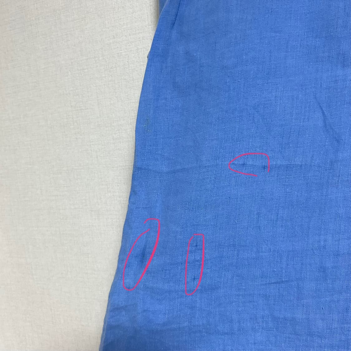 폴로 랄프로렌 신형 린넨 셔츠 스카이블루 소라 XS 상품이미지8