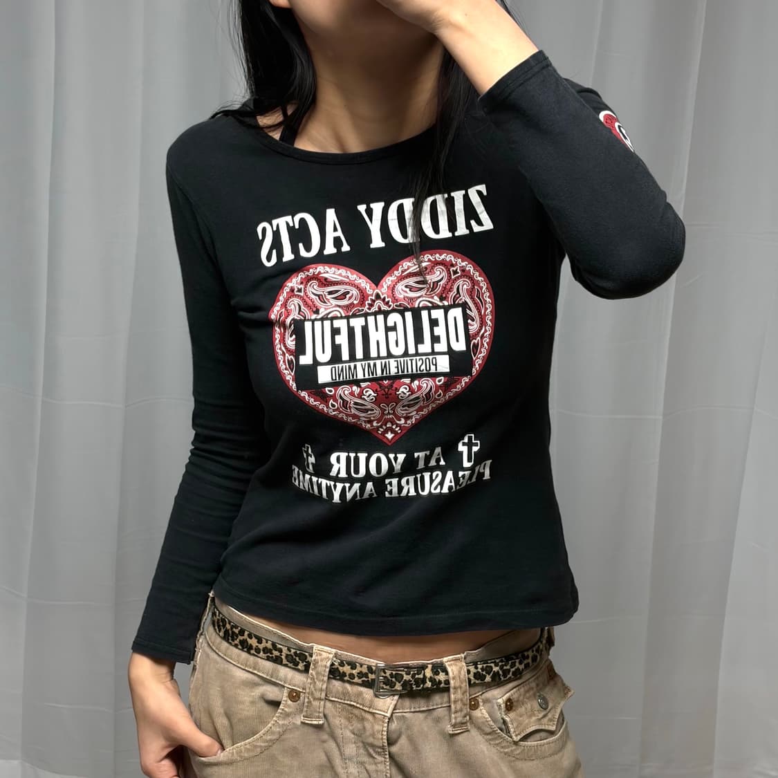 ZIDDY graphic long sleeve tee 상품이미지1