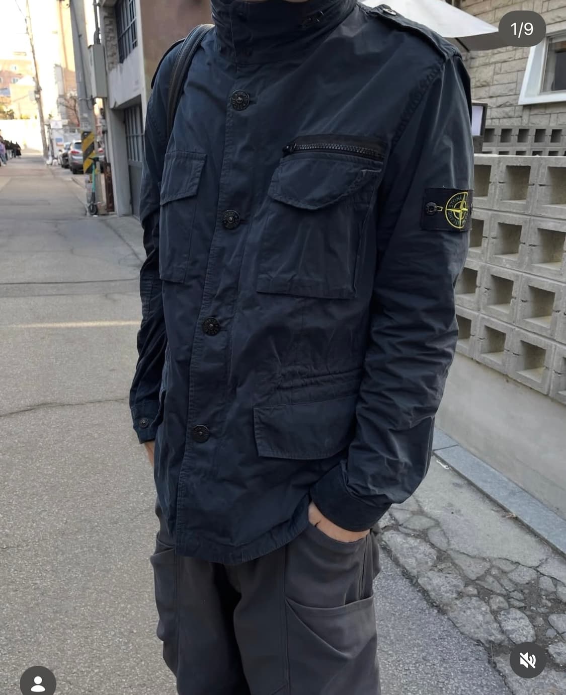 스톤아일랜드 마이크로랩스 나일론 필드자켓 상품이미지1