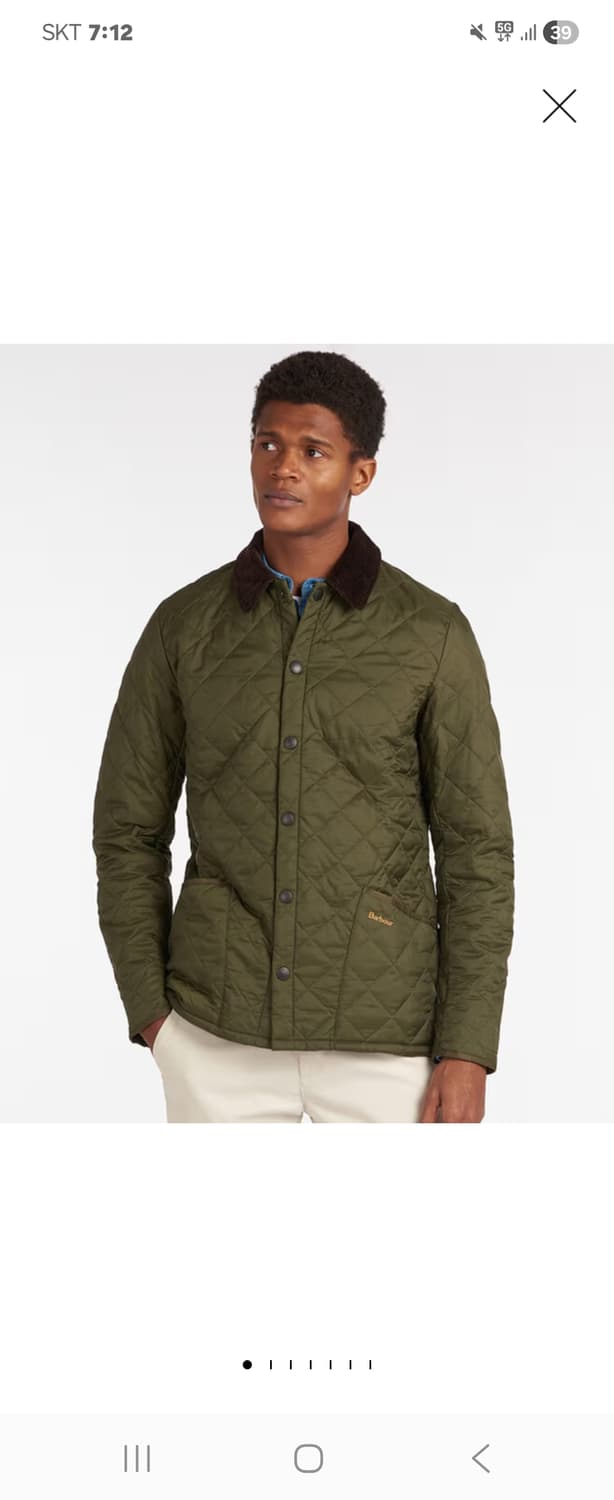 BARBOUR 리데스데일 퀼팅 자켓 상품이미지4