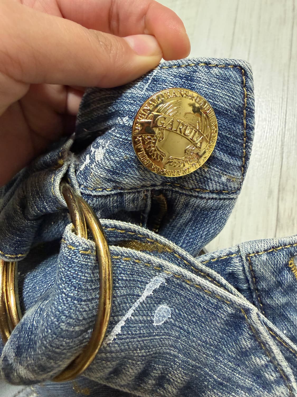 갸루 치마바지 데님 (가루라) 상품이미지6