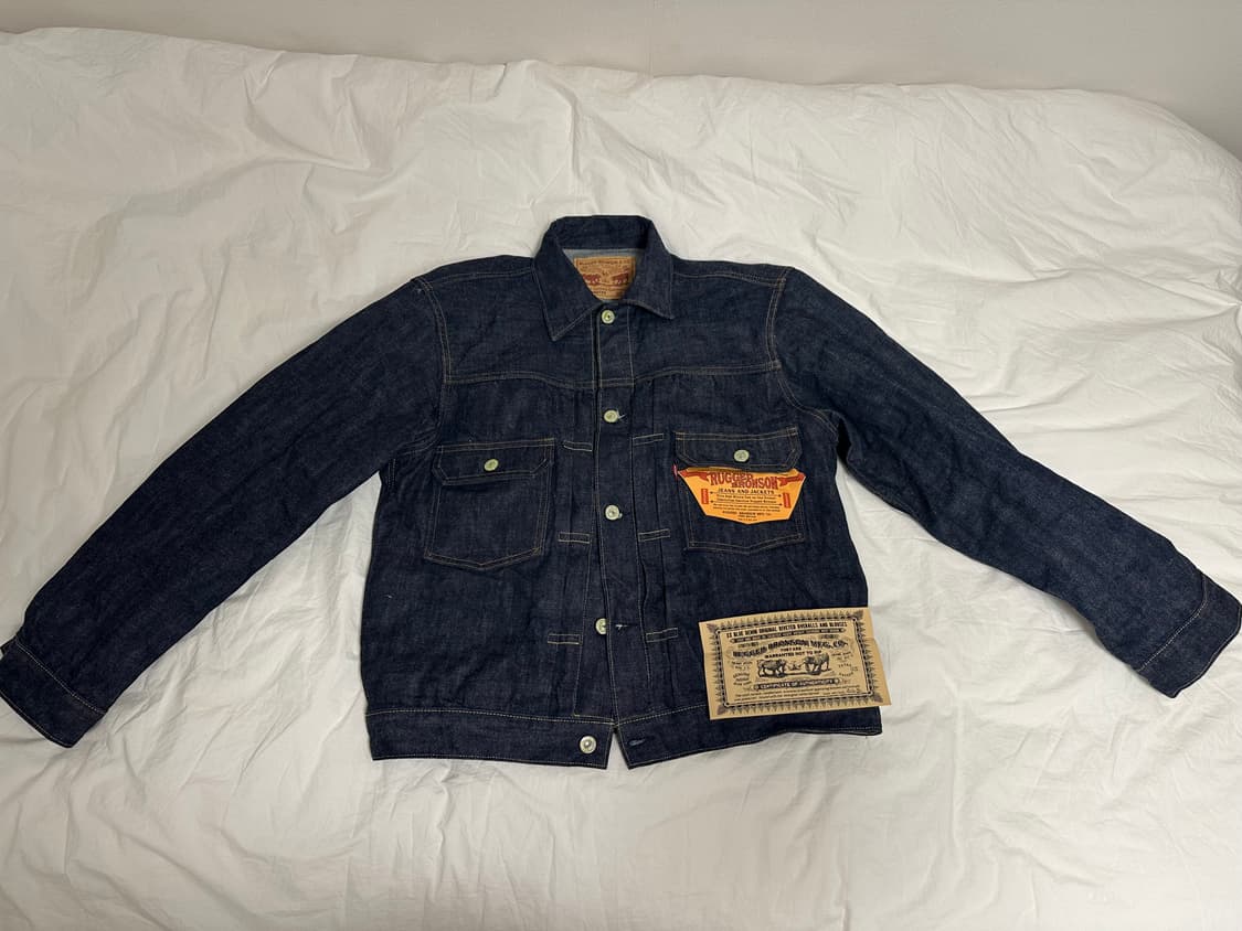 브론슨 58807xx 셀비지 데님 청자켓 2세대 42 상품이미지5