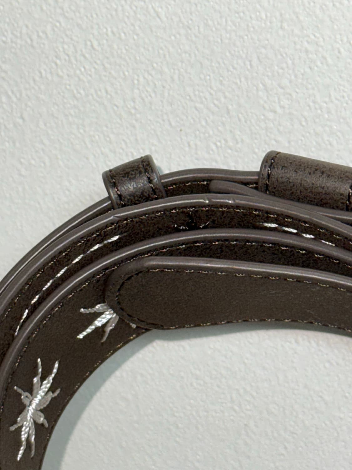 코이세이오 FLAME STUD BELT BROWN 상품이미지2