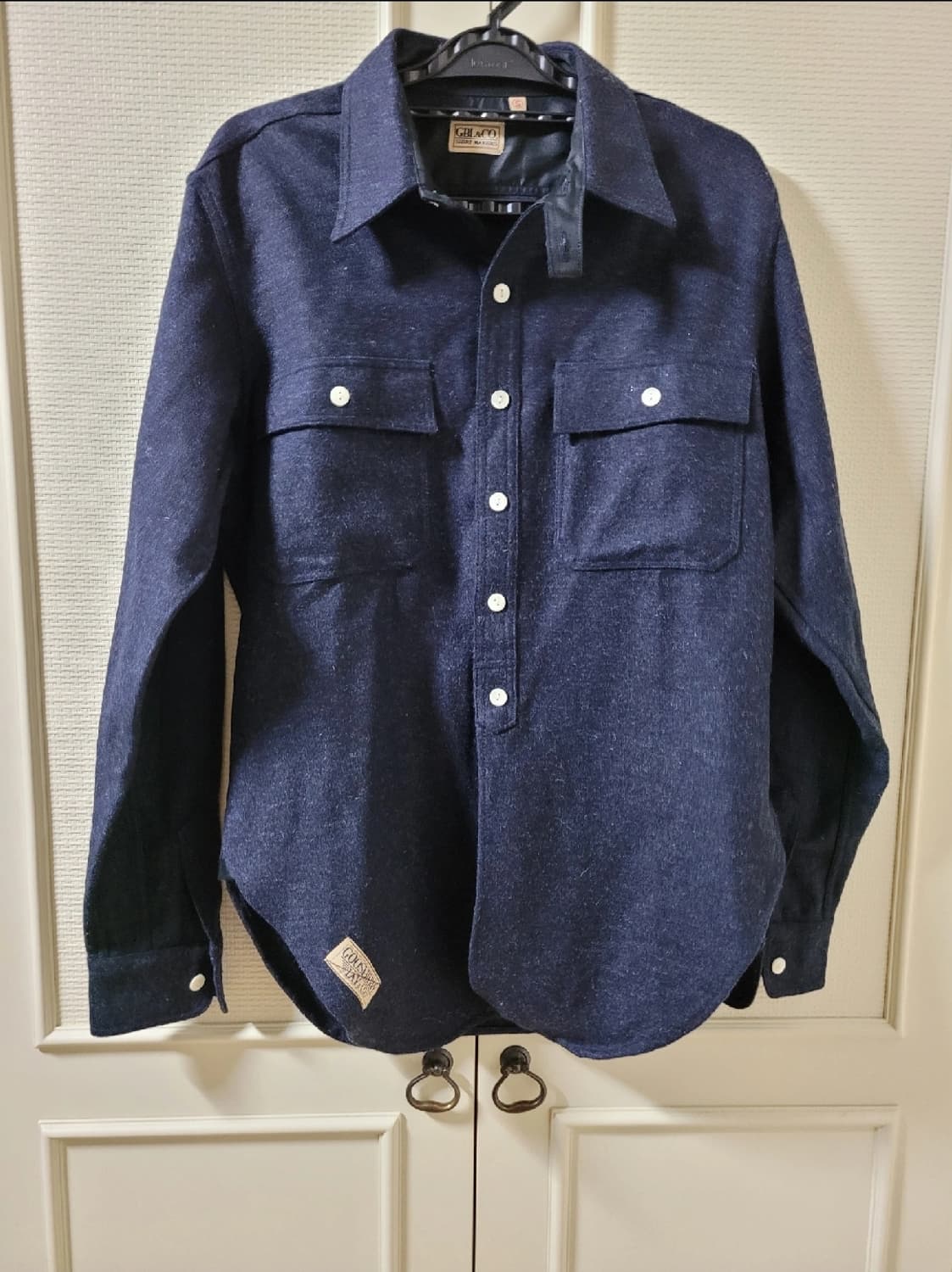 GBL&CO 구즈베리레이 컬럼비아 울 양모 셔츠 상품이미지1