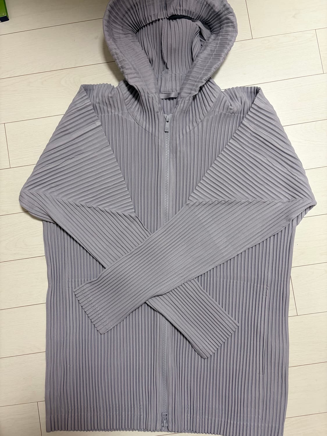 (새상품) 옴므플리세 후드집업 머드그레이 4사이즈 상품이미지2