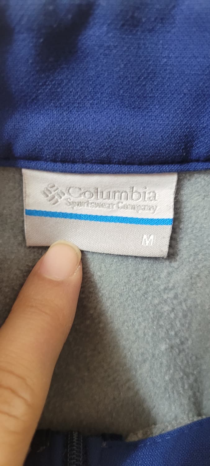 (남성95사이즈)컬럼비아 남성 집업 기모 티셔츠 상품이미지4