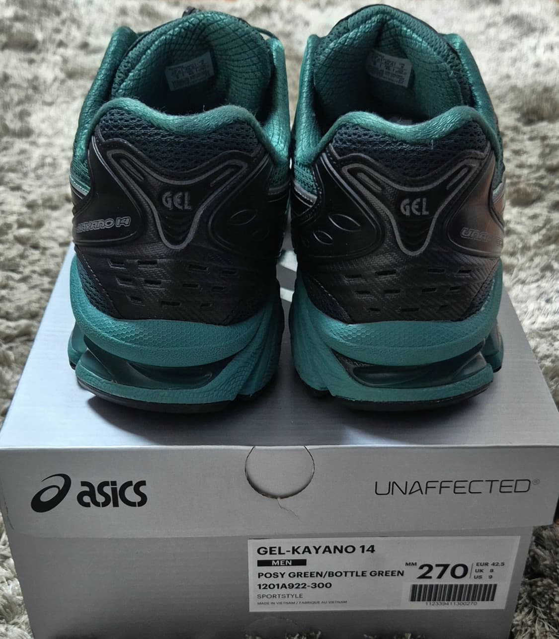 아식스 젤카야노14 언어펙티드 우라노스 그린 (270) 상품이미지4