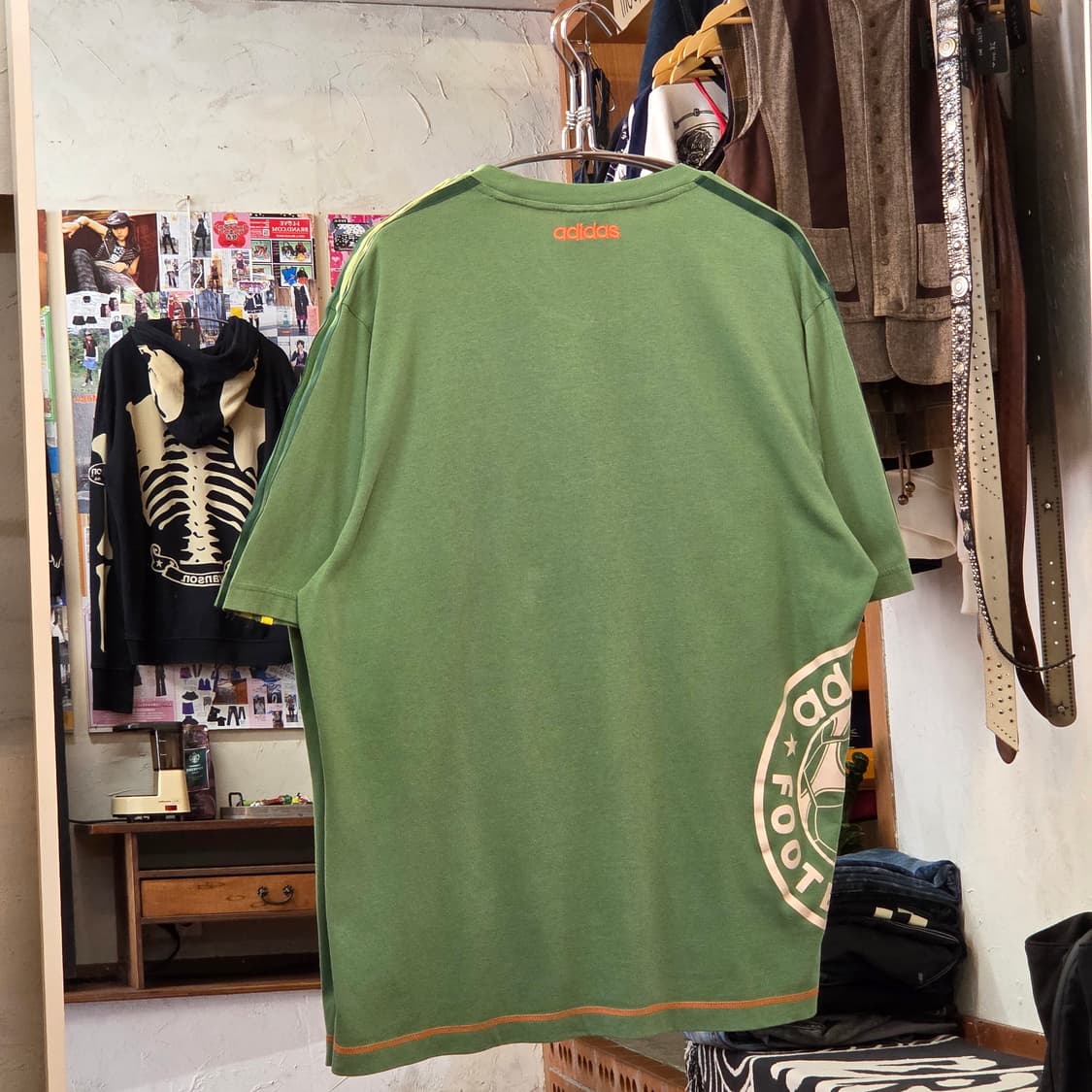 아디다스 그린 사이드라인 풋볼 반팔 상품이미지4