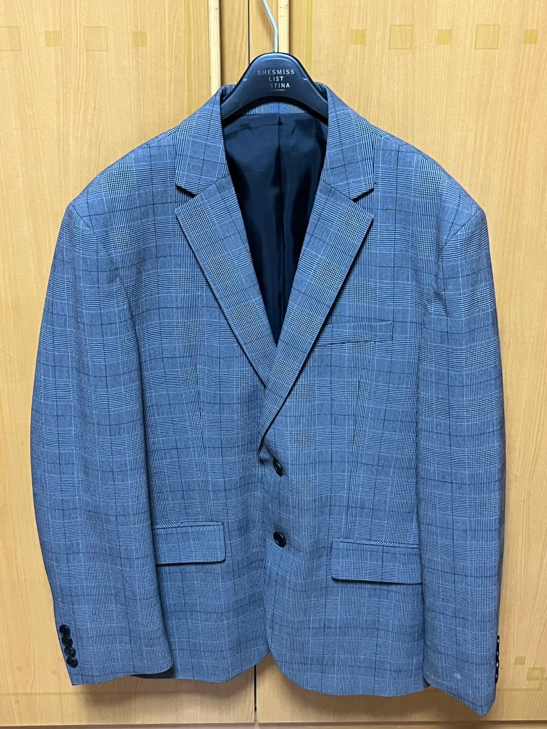 무탠다드 글렌 체크 베이직 블레이저 L 상품이미지1