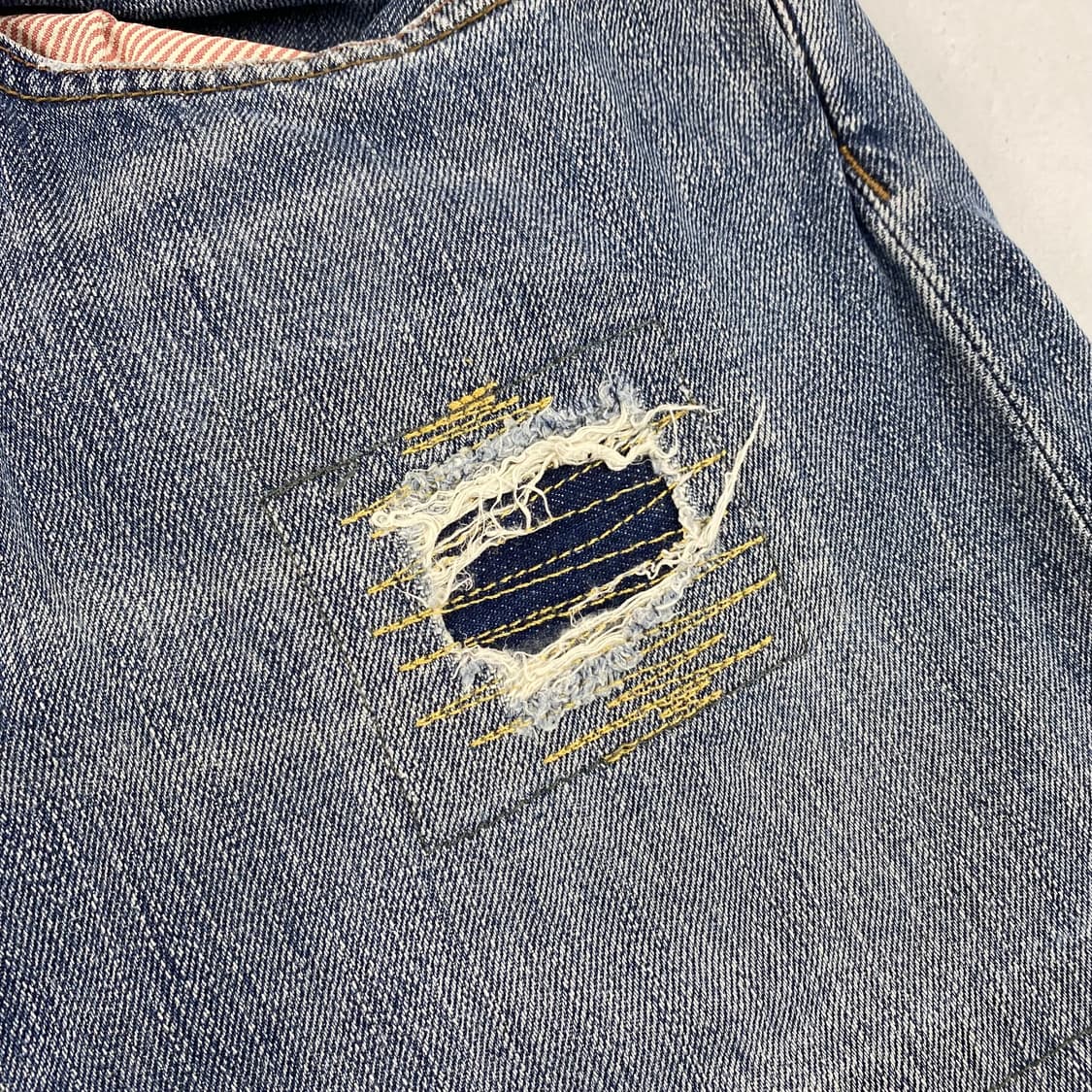 타미힐피거 패치 워크 디스트로이드 데님 진 (34) 상품이미지4