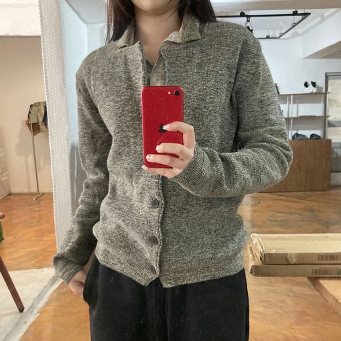 우영미(WOOYOUNGMI) 니트 가디건 상품이미지6